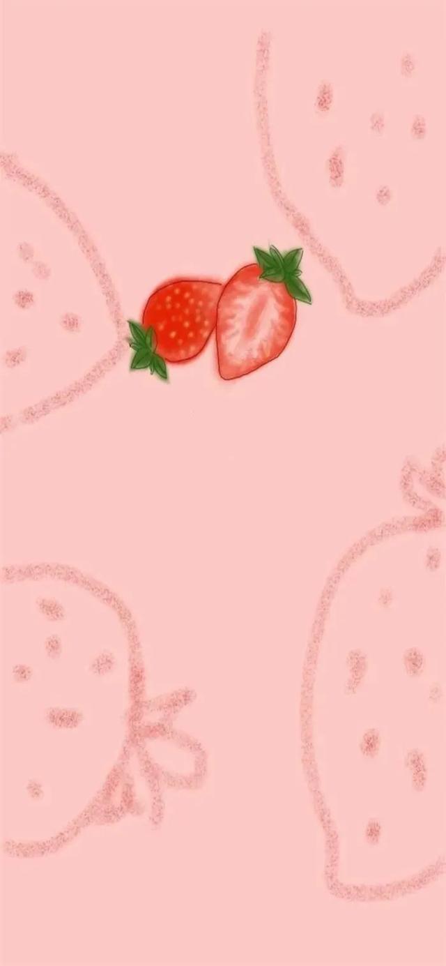 可爱治愈系草莓壁纸/ls，微信头像，可爱治愈系草莓壁纸/ls（可爱草莓\u0026唯美头像）