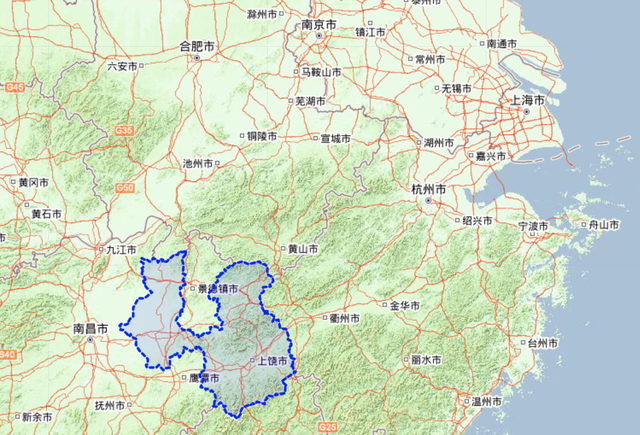 信州区属于哪个市，信州区有几个镇（江西省上饶市的形状区划比较奇特）