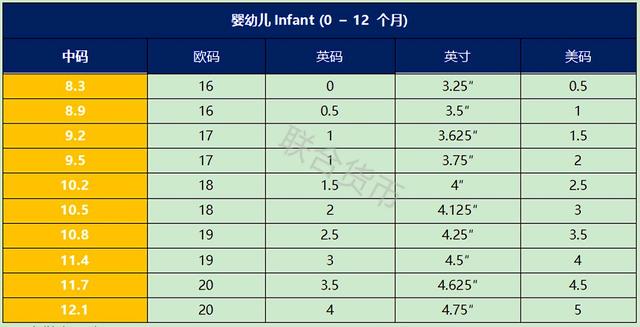 男士l码是多大（最全中英尺码对照表来啦）