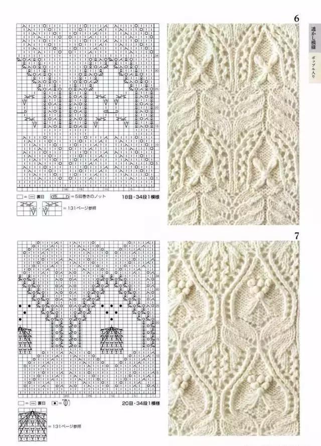 织围巾的花样，围巾编织花样5000款式（织毛衣、围巾、帽子、手套编织花样图纸大全）