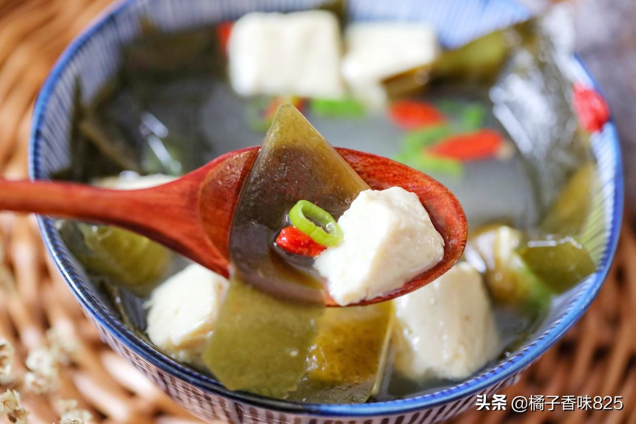 海带豆腐家常做法，10分钟就能做一大锅