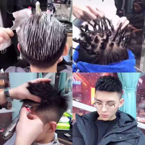 渣男锡纸烫发型图片男，渣男锡纸烫（火遍全网的“渣男锡纸烫”）