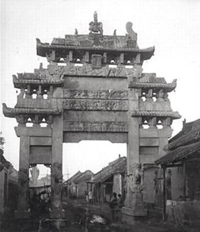 100多年的商丘古城，100年商丘古城老照片对比