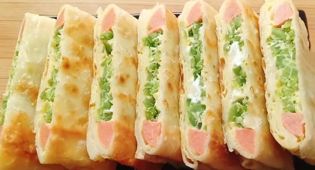 【快手雞蛋餅】做法步驟圖 不揉面不搟面 15分鐘就出鍋-起舞食譜網