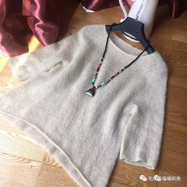 毛衣空心针怎么织，毛衣的空心针怎么织（编织达人都爱的轻薄马海毛衣）