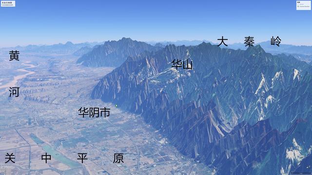 五岳地图分布图，五岳是指哪五座山位置（我国五岳简易地形图）