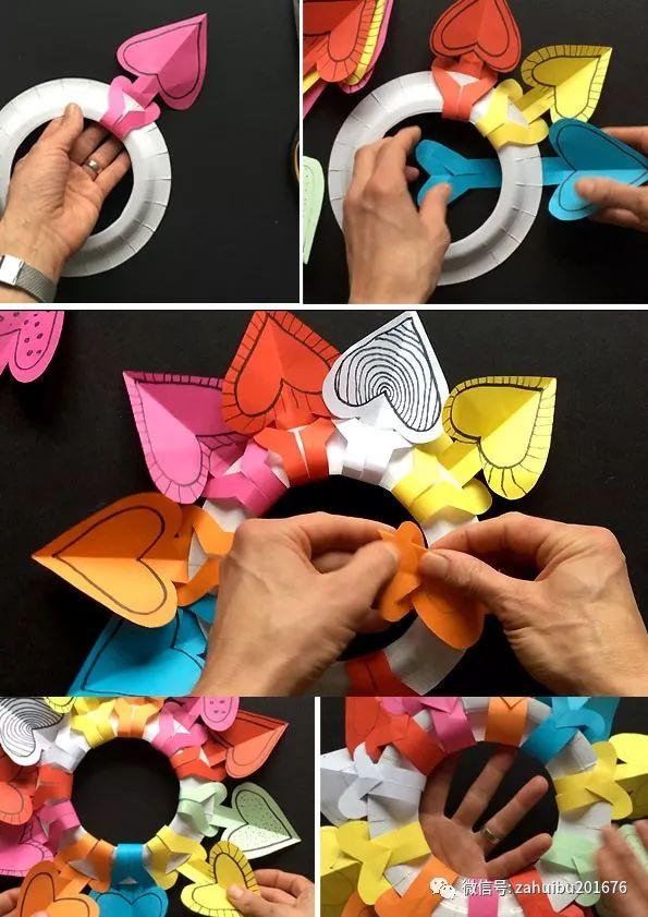 幼儿园亲子手工DIY制作：彩色纸盘DIY，幼儿园亲子手工DIY制作（别有创意…可做美工可做环创哦）