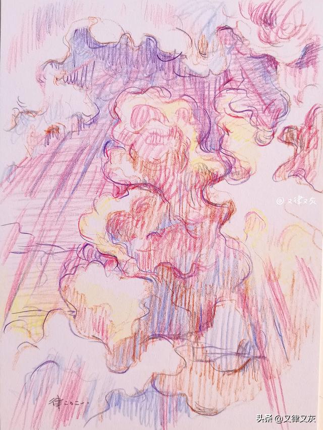 龙卷风简笔画，主页上有一个龙卷风一样的简笔画的bt种子下载网站（五月放云，画一画天上云卷云舒）