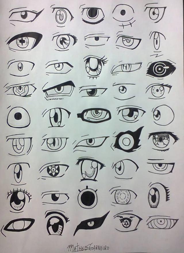 动漫人物的眼睛,关于眼睛能力的动漫人物(这是我见过最详细的资料)