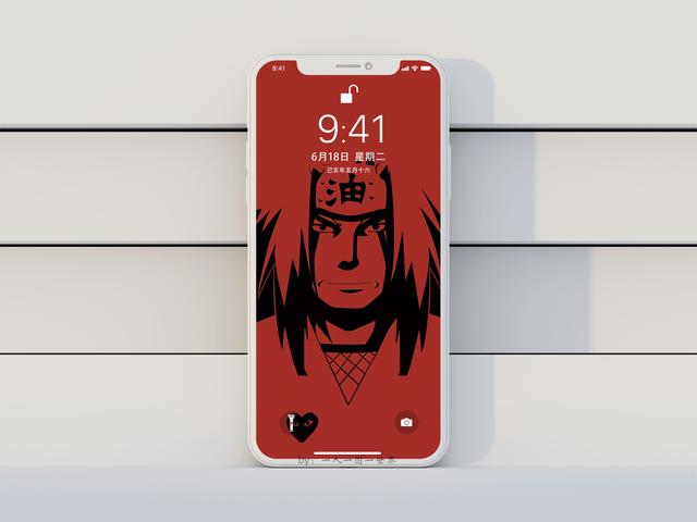 火影忍者   自来也   头像。微信，火影忍者   自来也   头像。（糟糕，眼睛里进九尾了）