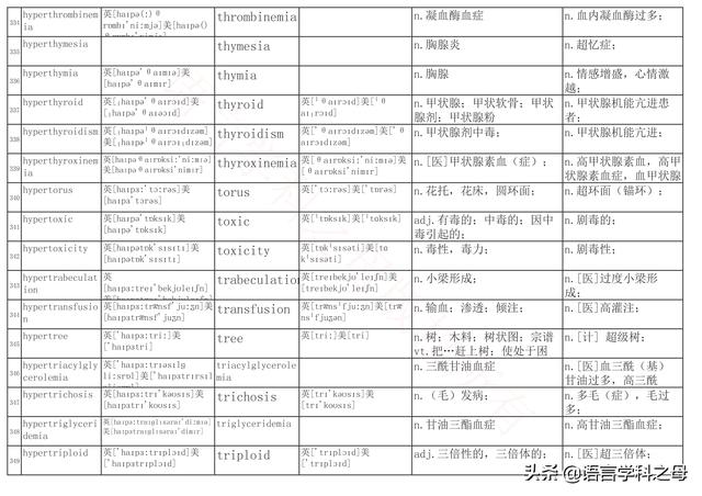 国民homo什么意思，homolive什么梗（总结了367个以hyper、240个以hypo前缀、106个以homo前缀的单词）