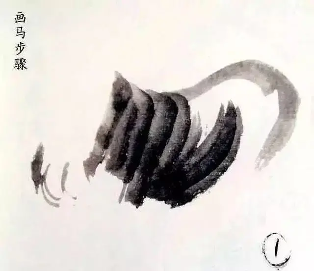 徐悲鸿画马技法，徐悲鸿画的奔马图介绍（跟徐悲鸿学习如何画马）