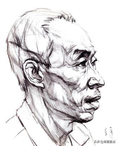 橡皮头，微信头像，橡皮头（分享结构素描高清临摹素材60张）