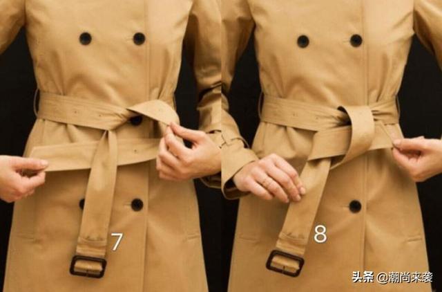 风衣蝴蝶结怎么打，风衣蝴蝶结怎么打的（穿大衣的女生必备）