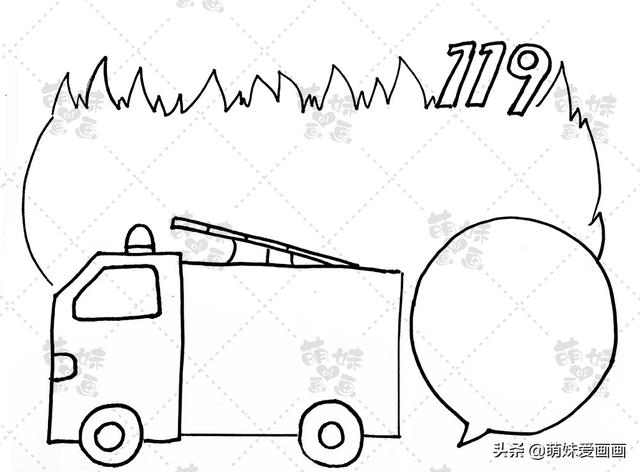 消防安全手抄报，消防安全手抄报资料（学画消防安全日主题手抄报）