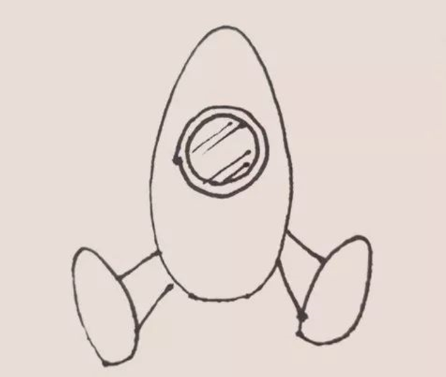 椭圆形可以画什么图案，椭圆形画出来的简笔画都有哪些（绘画教程-宇宙飞船来喽）