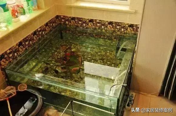 阳台摆放鱼缸设计效果图，阳台鱼缸装修效果图大全（让外人一看就觉得你是个土豪）