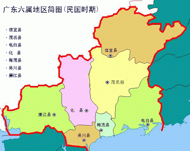 吴川市属于哪个省，广东吴川市全地图（为何对茂名化州有一种难舍之情）