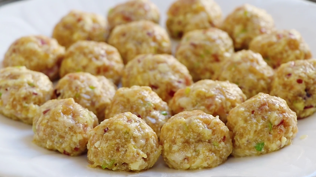 圖片[6]-【五花肉豆腐丸子】做法步驟圖 孩子愛吃 常吃個子長得高-起舞食譜網(wǎng)