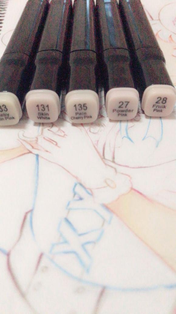 樱花树马克笔画法，马克笔画樱花树教程（发一个详细的马克笔绘画过程）