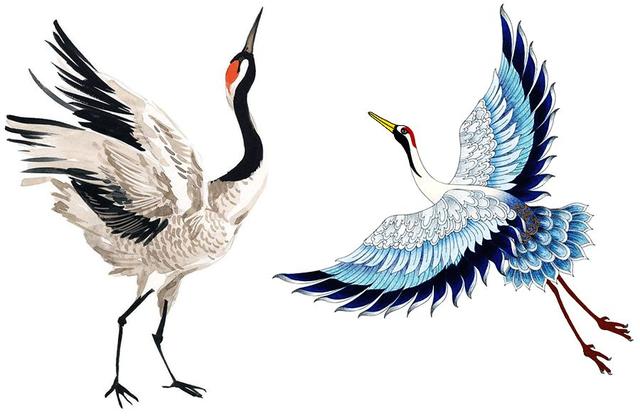 简笔画仙鹤的方法，仙鹤图片 简笔画 画法（创意儿童画线描教程，飞翔的鹤）