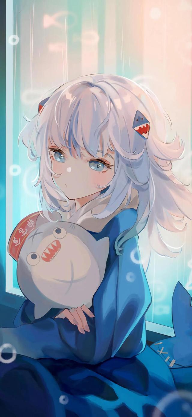 鲨鱼娘-噶呜古拉 小鲨鱼，微信头像，鲨鱼娘-噶呜古拉 小鲨鱼（美图壁纸第72期）