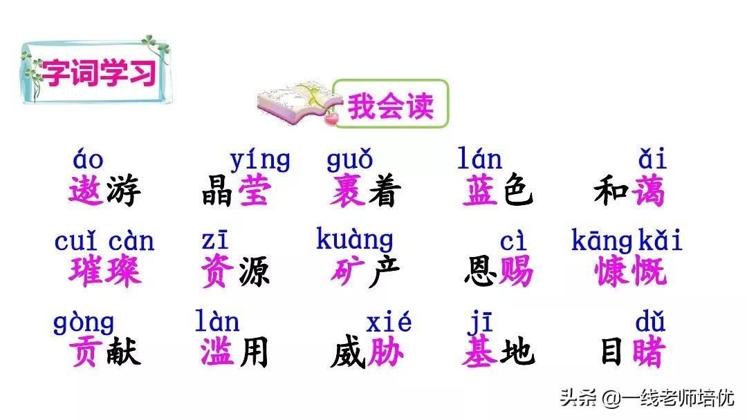 保护地球的标语，保护环境保护地球的标语有哪些（统编六年级上册第18课《只有一个地球》重点知识点+课件）