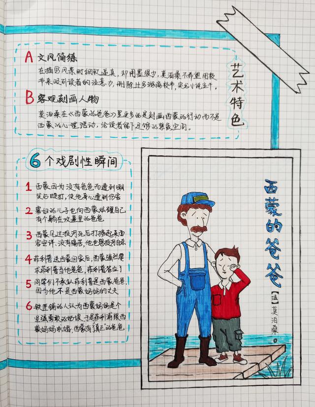 简笔画茶花的画法，茶花的简易画法（《西蒙的爸爸》手绘读书笔记教程）