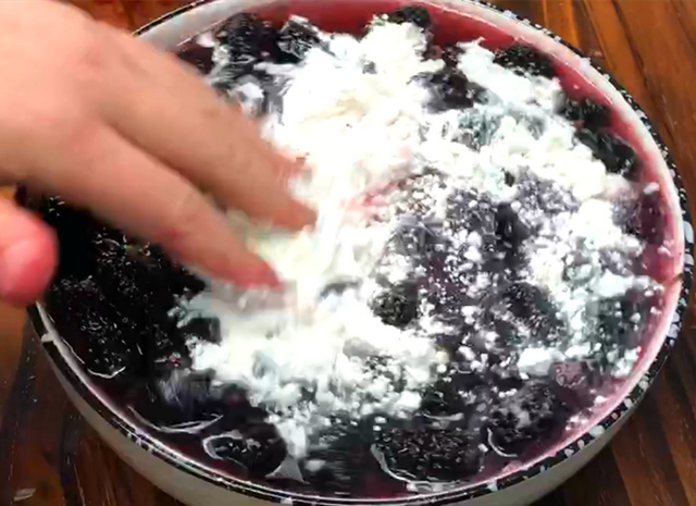 桑葚怎么洗才能干净，桑葚怎么洗干净（有人加盐有人加碱）