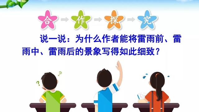 雷雨课文原文，雷雨课文原文（雷雨（二语下第16课《雷雨》课堂实录+笔记+知识梳理+课后练习+答案）