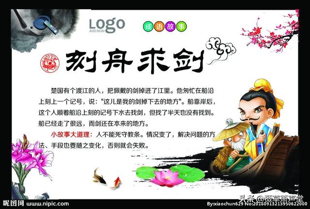 刻舟求剑原文及翻译，刻舟求剑的翻译（部编教材必学文言文《刻舟求剑》微课及知识点）