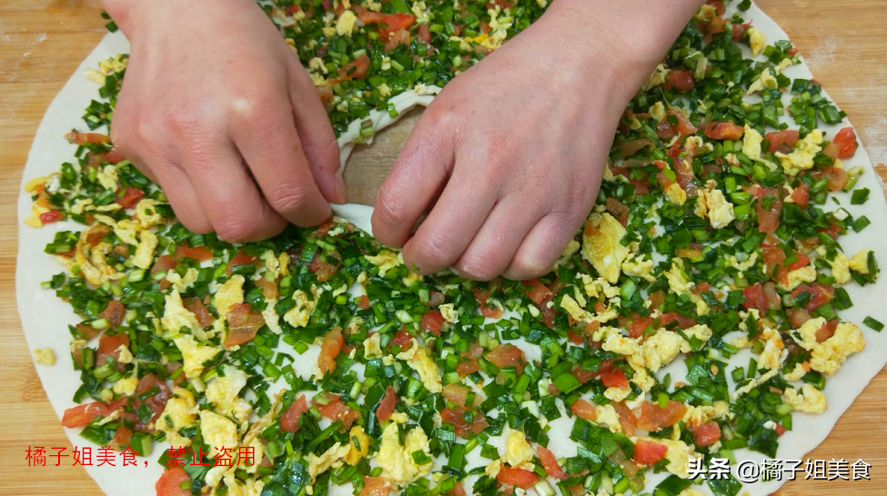 图片[6]-【西红柿韭菜饼】做法步骤图 比包子油条还好吃 味道真绝了-起舞食谱网