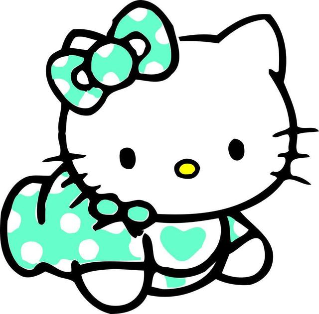 哈喽kitty头像，Hello kitty卡通可爱头像微信（可爱的哈喽kitty猫卡通图片）