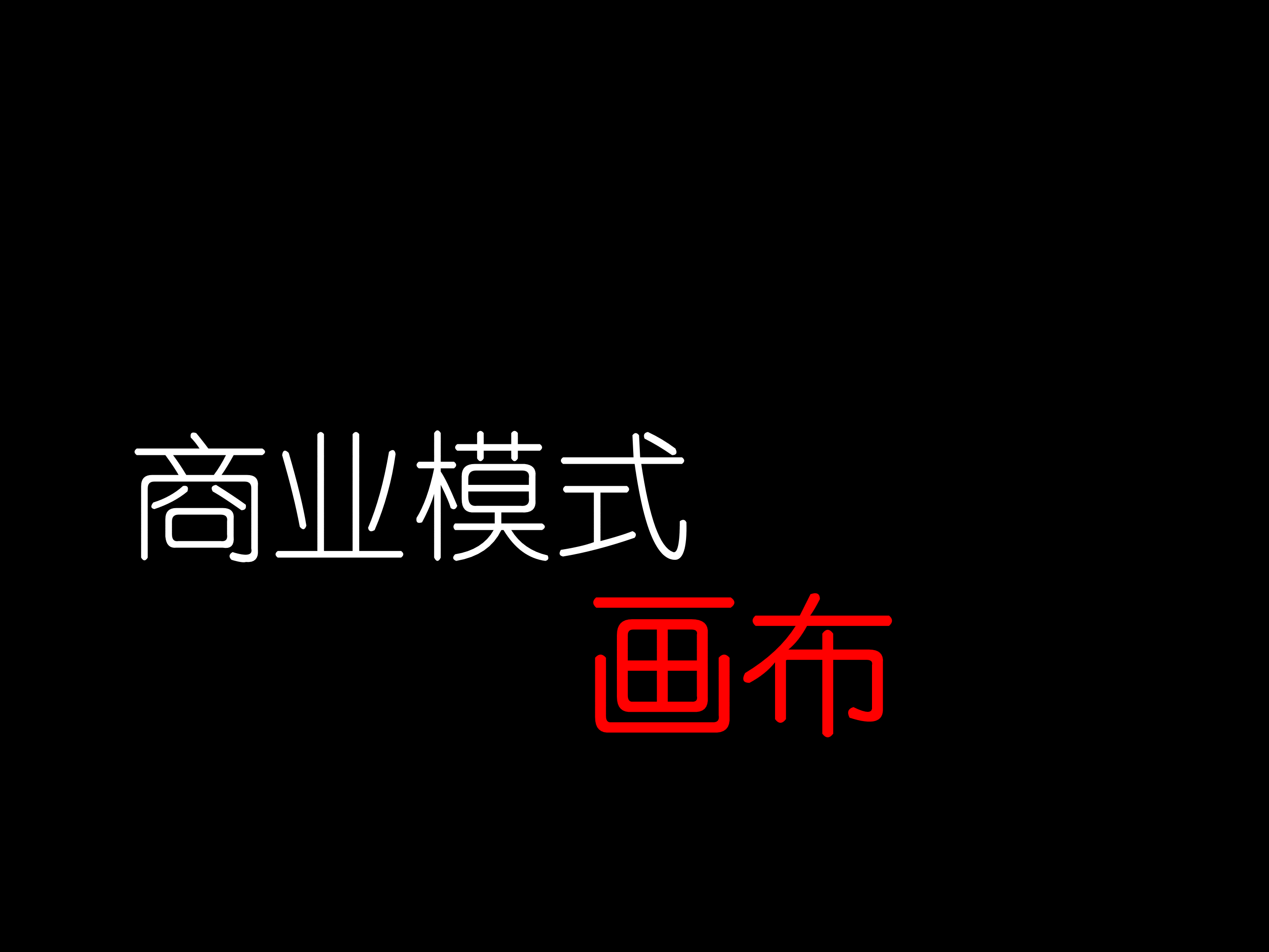商业模式画布案例（商业模式画布）