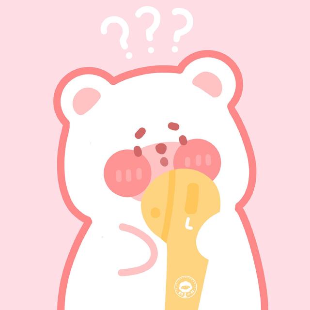 小熊表情包，微信头像，小熊表情包（卡通小熊头像，补充糖分的时间）