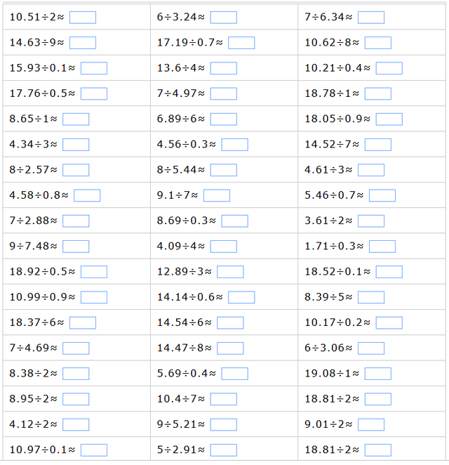 小数乘除法计算题50道，求50道不同滴小数乘除法（小数的加、减、乘、除、混合计算合集）