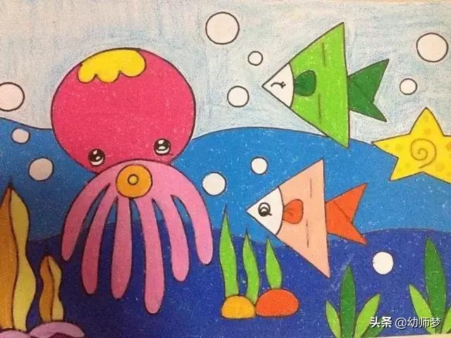 大班画画大全简单漂亮，儿童画画大全简单漂亮风景（幼儿园儿童范画大全）