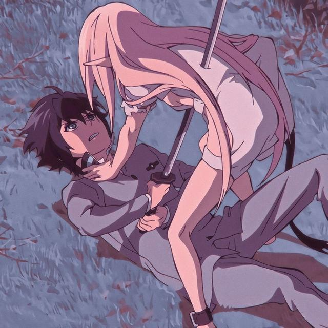 终结的炽天使情头，终结的炽天使·米迦X优微信（《终结的炽天使》动漫头像）