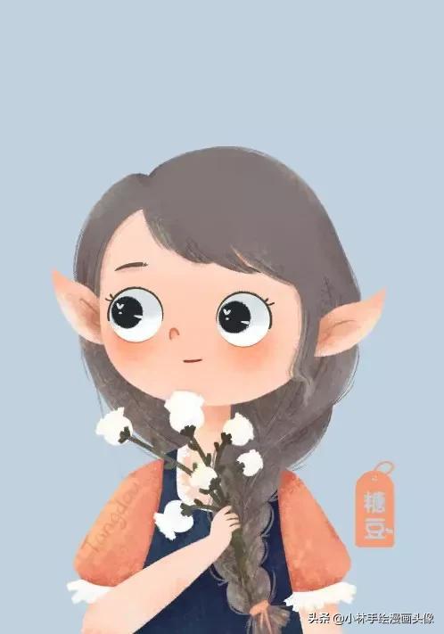 微信女生头像，微信女生头像背影（可可爱爱的卡通女生微信头像）