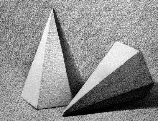 素描石膏几何体，素描石膏几何体步骤图（素描必修课—石膏几何体入门）