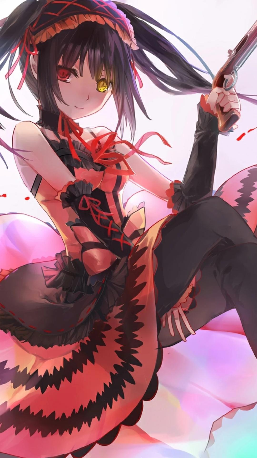 <陆长歌>女漫.时崎狂三，微信头像，<陆长歌>女漫.时崎狂三（动漫系列~时崎狂三高清精美图片手机壁纸）