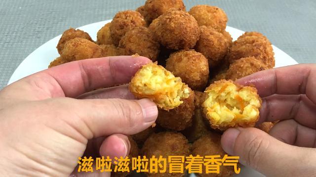 做豆腐丸子教程，炸豆腐丸子时