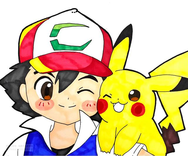 皮卡丘简笔卡通画，怎么画皮卡丘的卡通简笔画（初级动漫中的人物造型与氛围烘托《去吧）