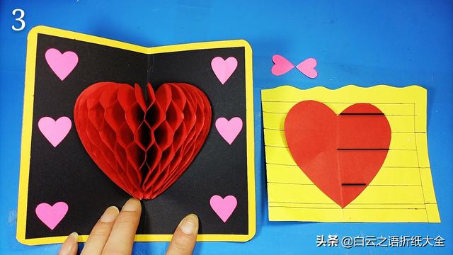 如何自制教师节贺卡，自制教师节贺卡教程视频（折纸超级简单的爱心贺卡图解教程）