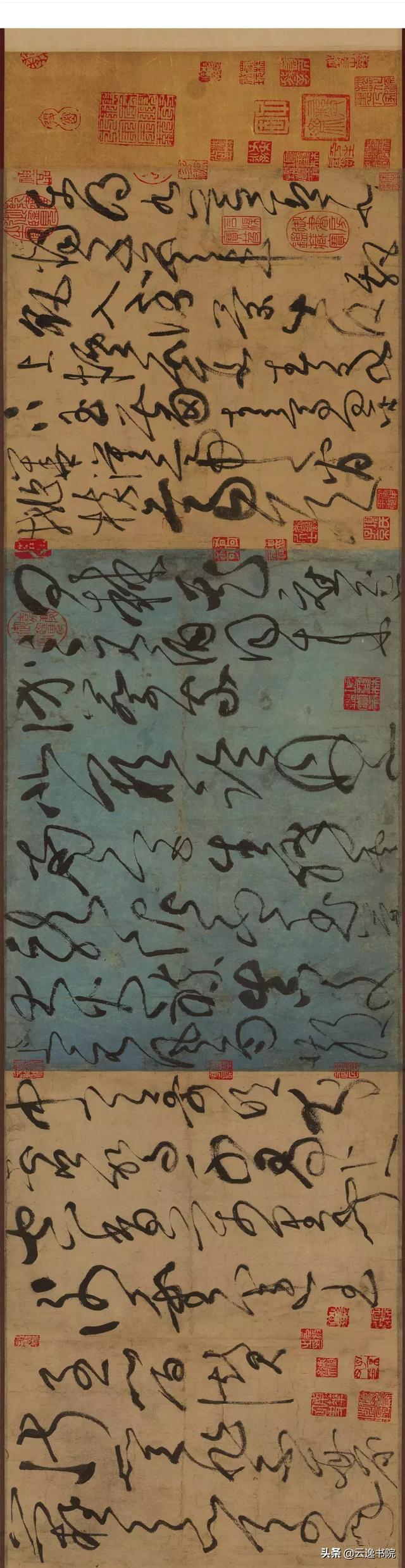 张旭古诗四帖临摹教学，张旭草书“古诗四帖”欣赏及临习秘笈
