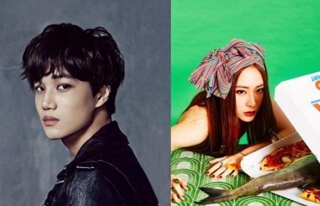 郑秀晶金钟仁，穿抹胸黑色长裙火爆网络的郑秀晶（先是金钟仁后是权志龙）