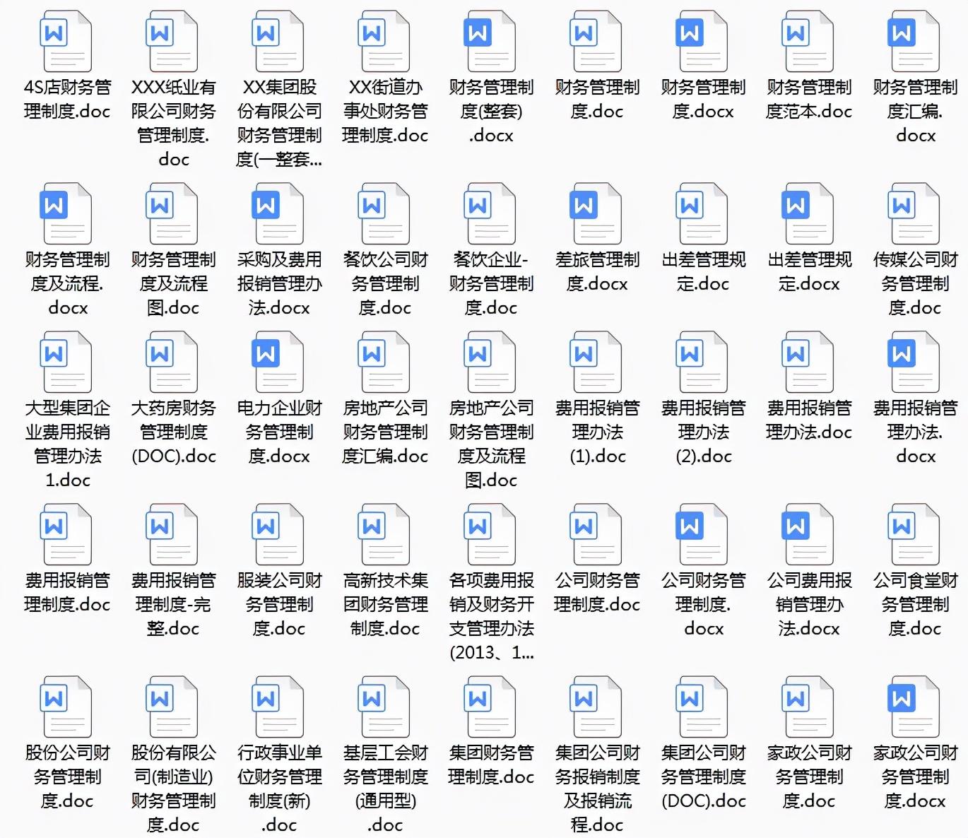 会计财务制度（花费30天整理的95个财务管理制度）
