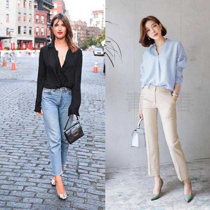 烟管裤秋冬搭配(秋冬烟管裤上身搭配什么衣服) - 美客网