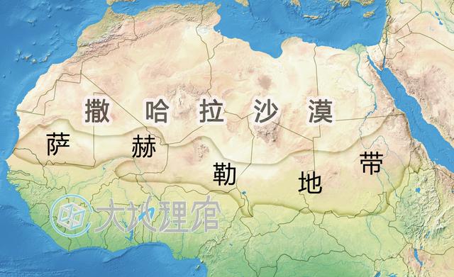 撒哈拉沙漠地图，撒哈拉大沙漠（撒哈拉，不只是一片沙漠！）