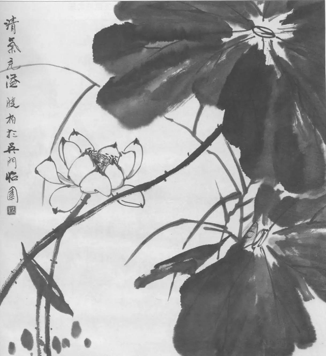 水墨画初学者入门教程，水墨画入门教程（图文教程：画水墨荷花）
